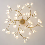 LED Branch Chandelier with Glass Shades