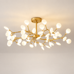 LED Branch Chandelier with Glass Shades