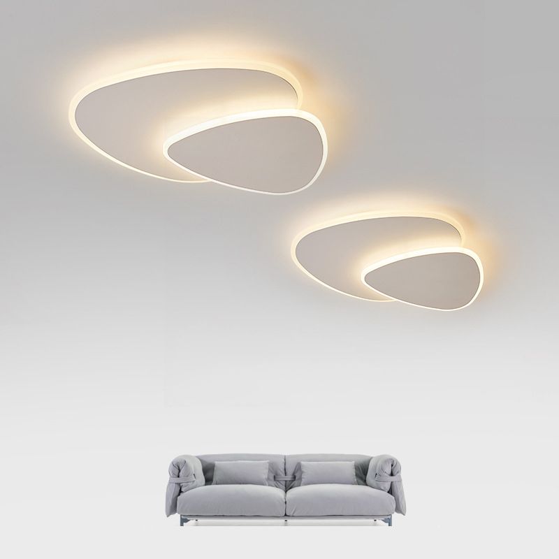 LED Flush Mount Ceiling Light Asymmetric