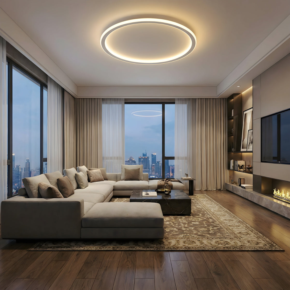 LED Flush Mount Ceiling Light Round