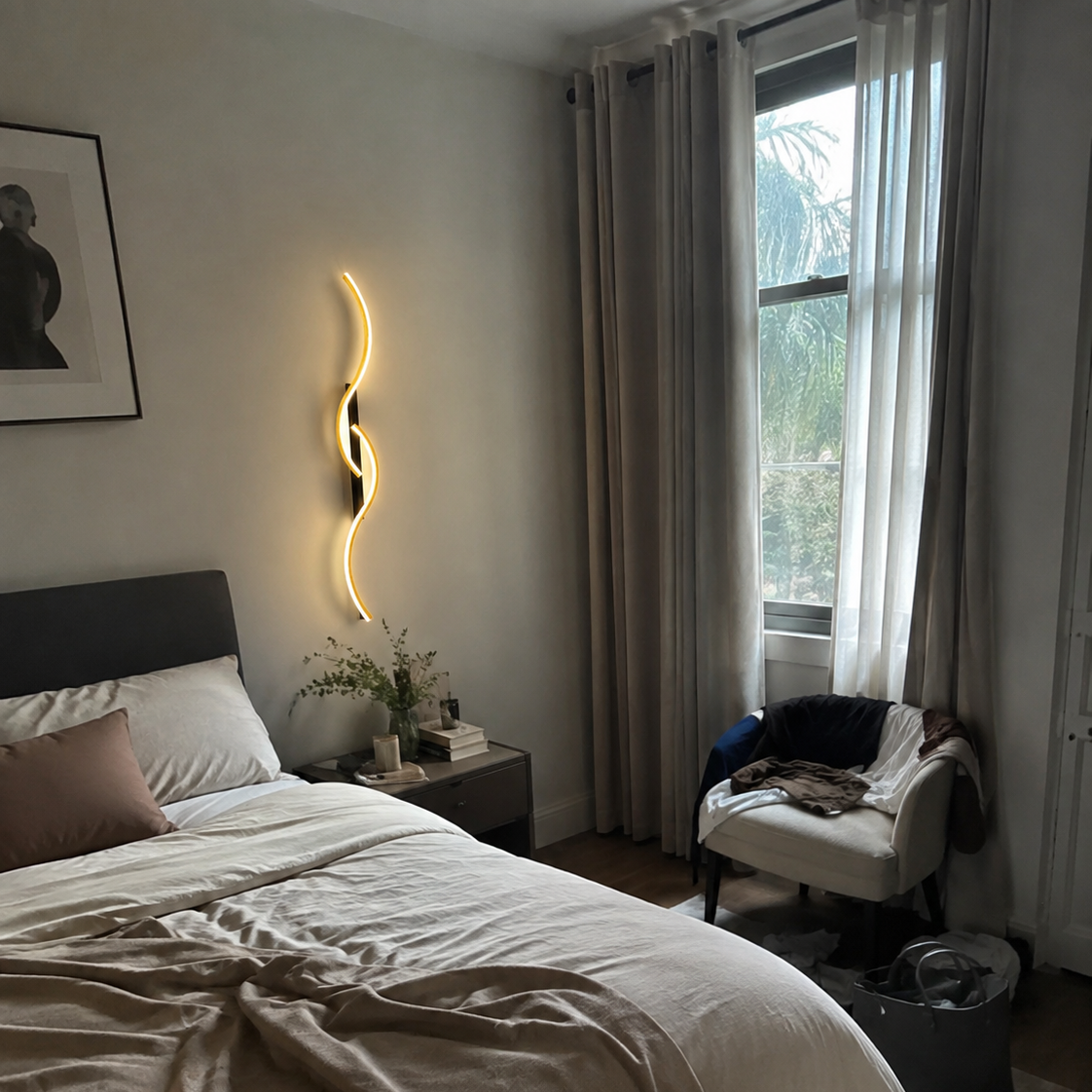 LED Wall Sconce Linear Aluminum Wall Light