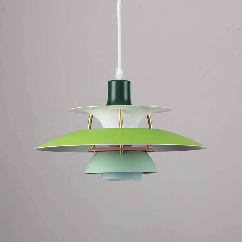 Layered Metal Pendant Light