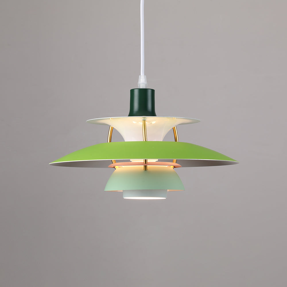 Layered Metal Pendant Light