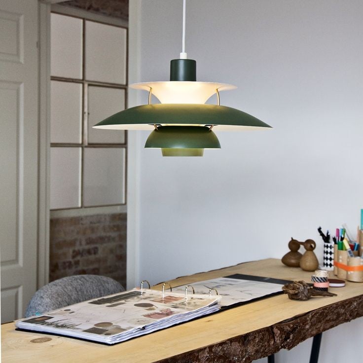 Layered Metal Pendant Light