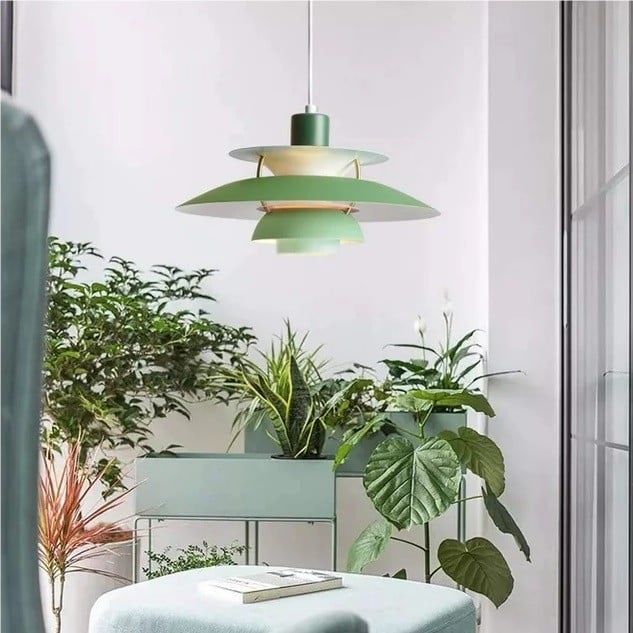 Layered Metal Pendant Light