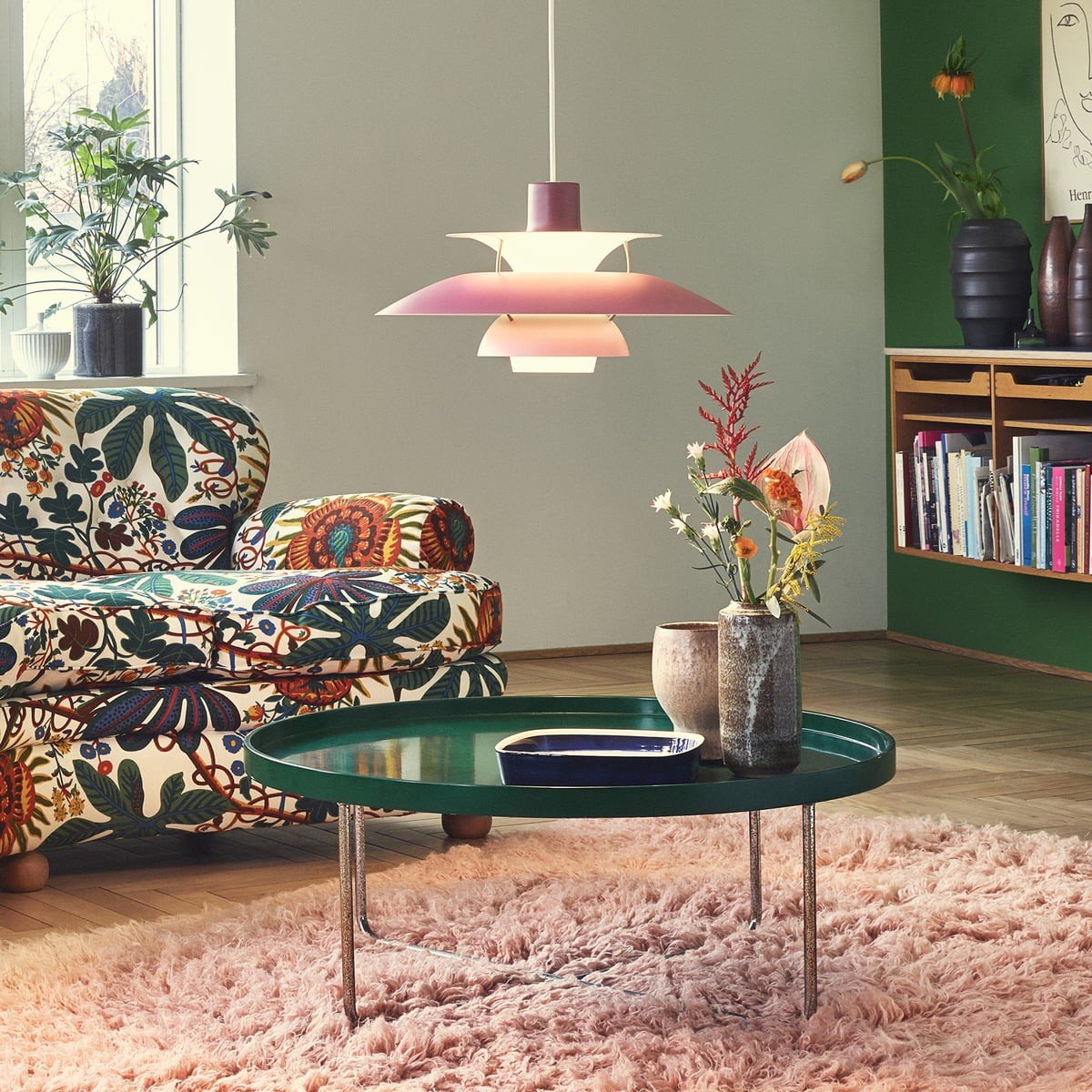 Layered Metal Pendant Light