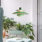 Layered Metal Pendant Light