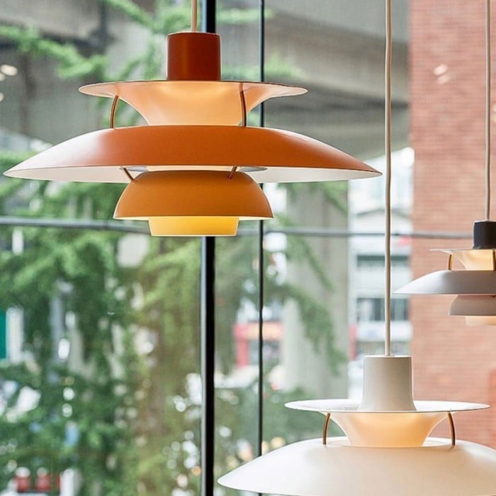 Layered Metal Pendant Light