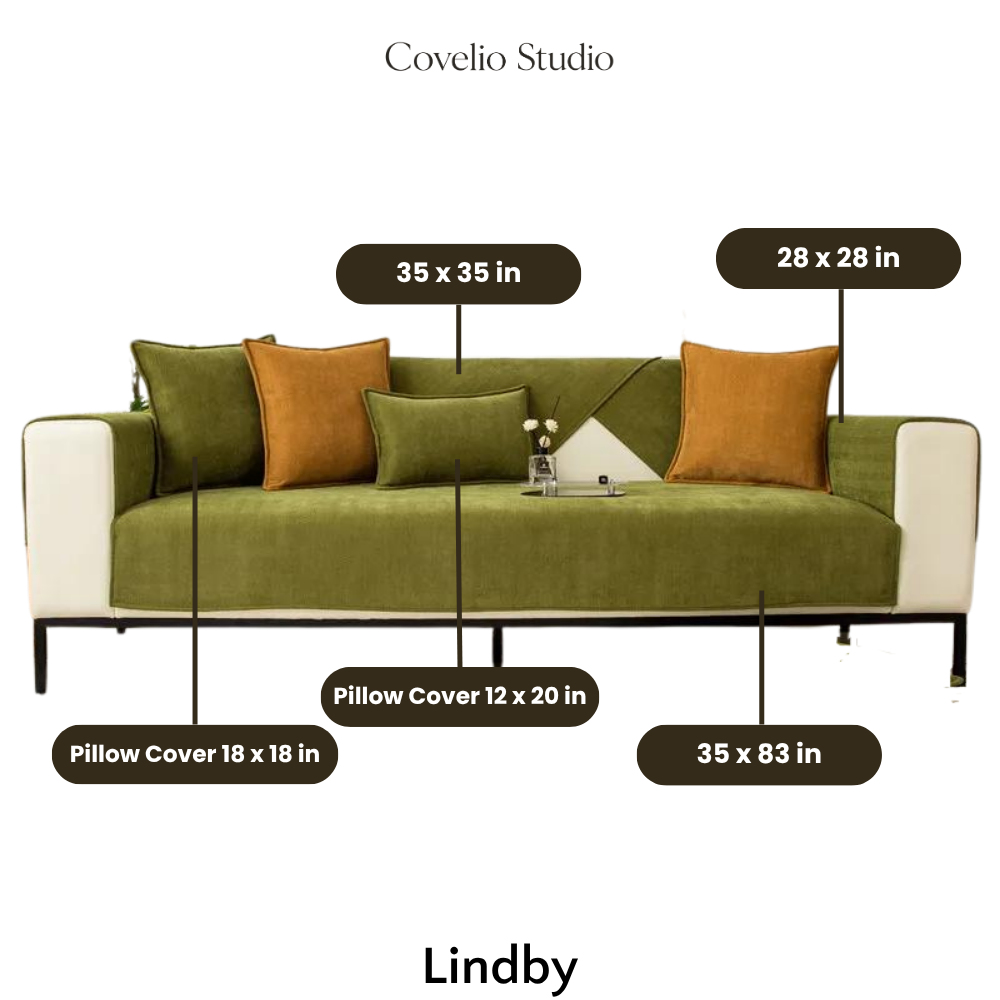 Lindby | Anti-Slip Sofa Cover