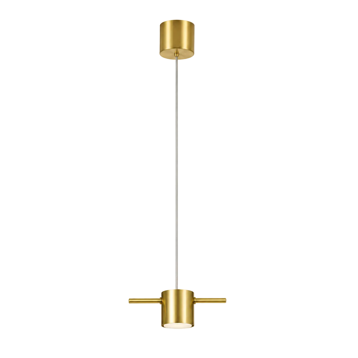 Linear LED Pendant Light with Spotlights