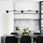 Linear LED Pendant Light with Spotlights