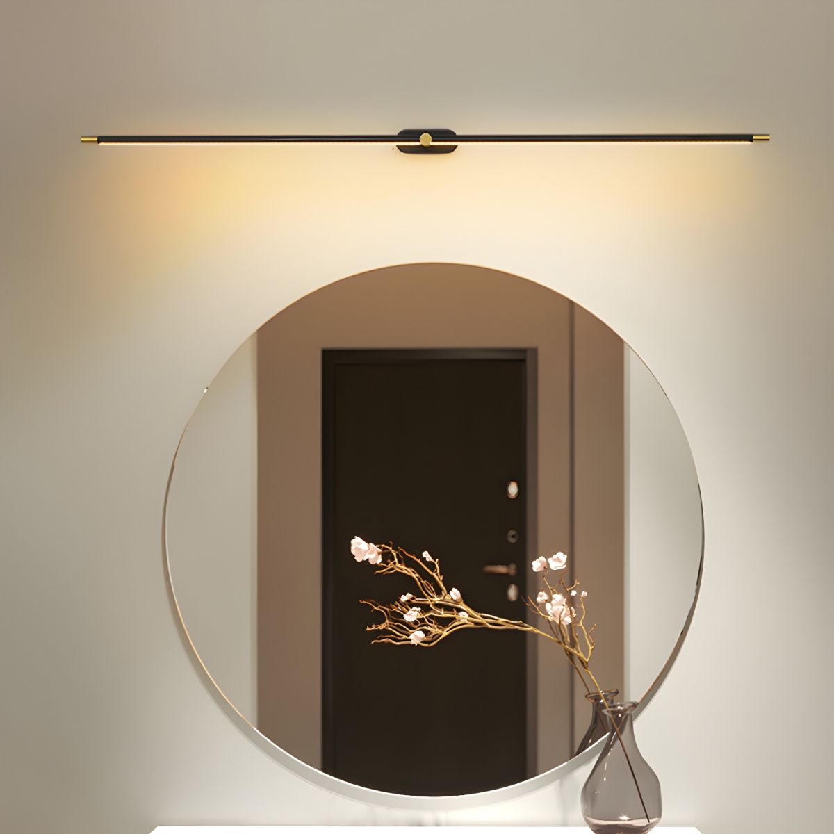 Linear LED Vanity Light Bar Bathroom Mirror