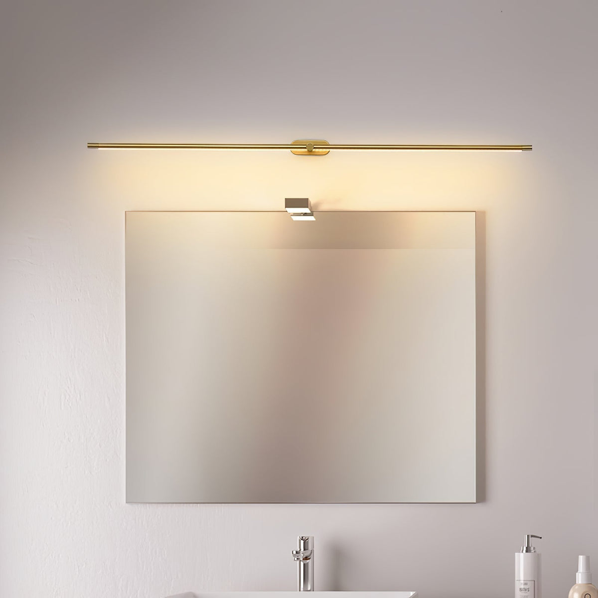 Linear LED Vanity Light Bar Bathroom Mirror