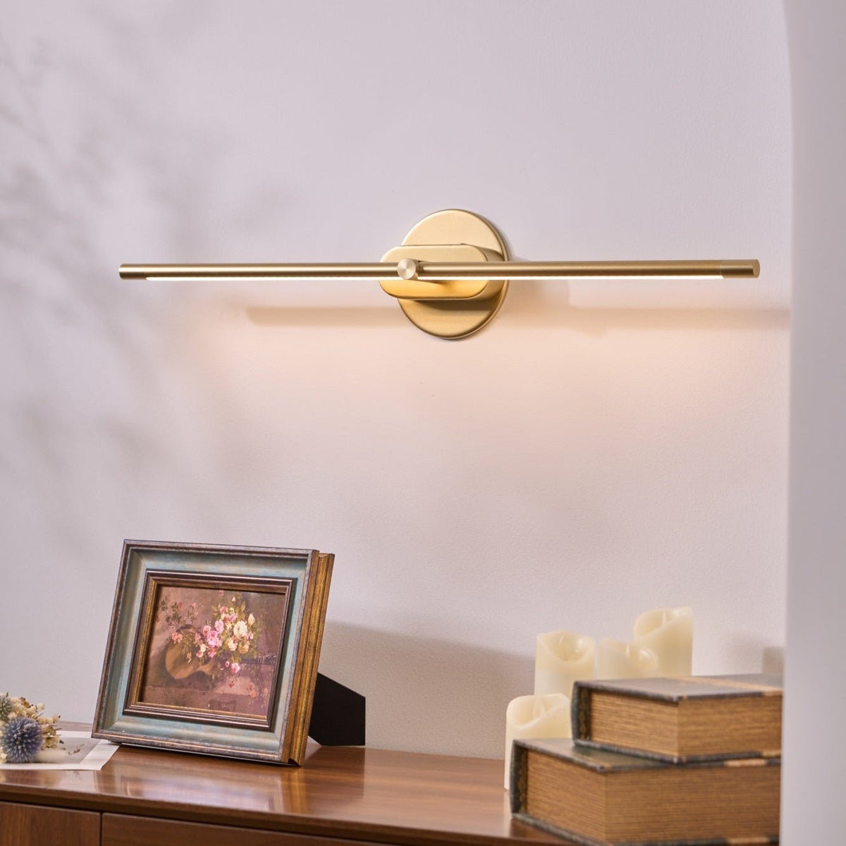 Linear LED Vanity Light Bar Bathroom Mirror