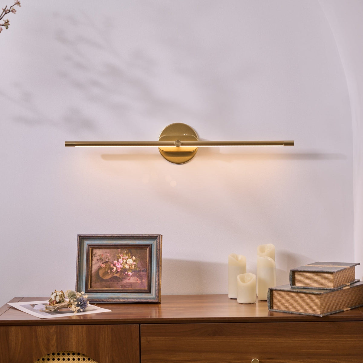 Linear LED Vanity Light Bar Bathroom Mirror
