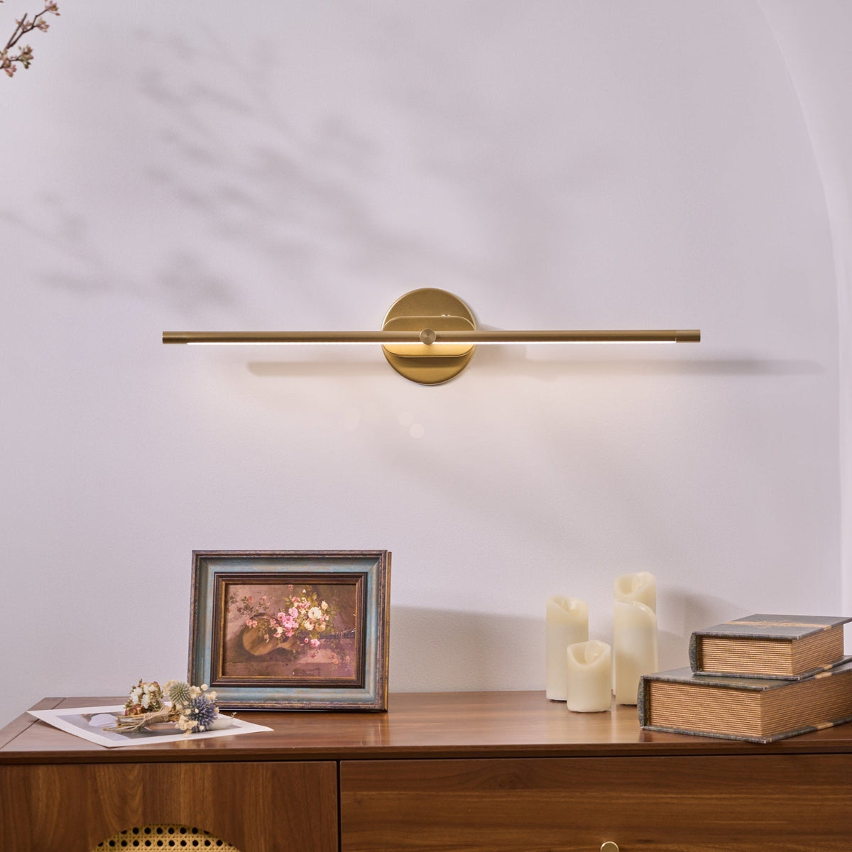 Linear LED Vanity Light Bar Bathroom Mirror