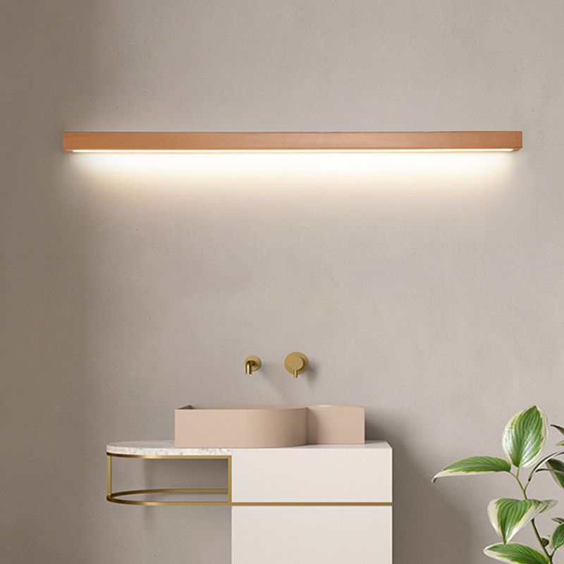 Linear Wood LED Wall Light