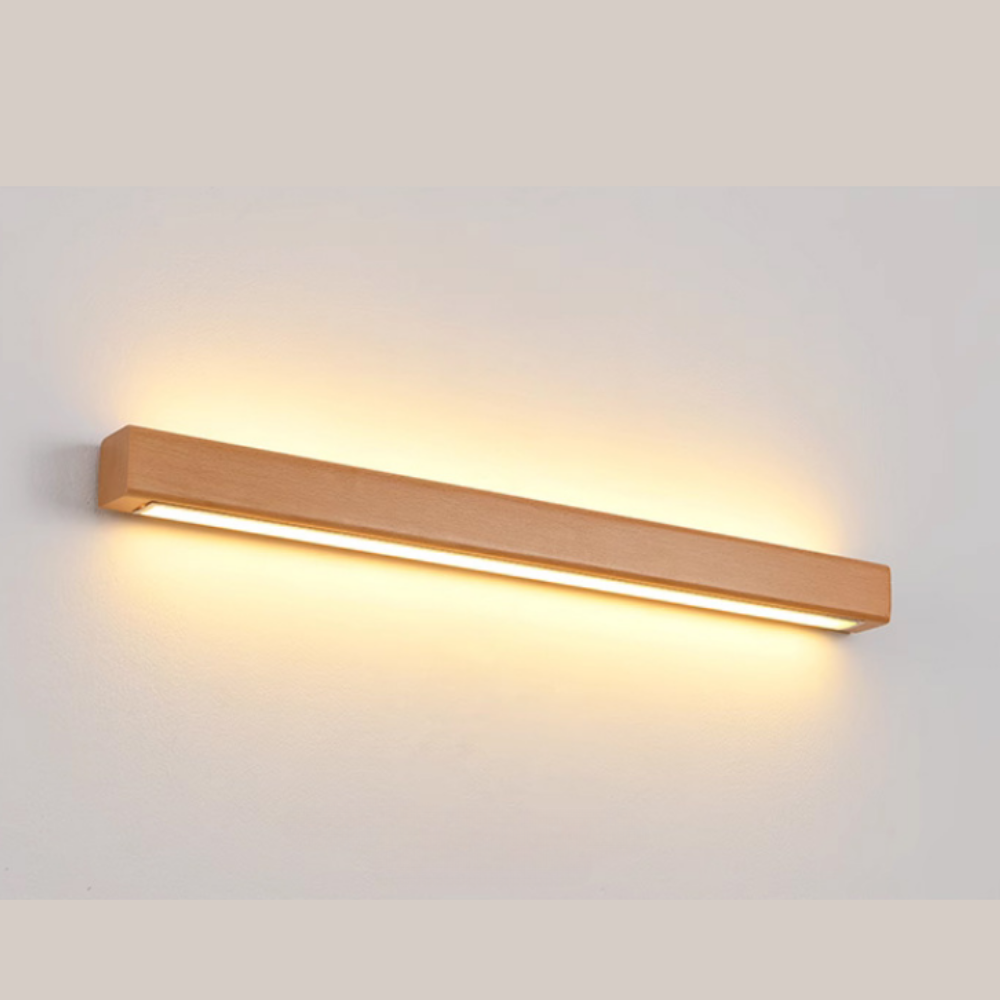 Linear Wood LED Wall Light