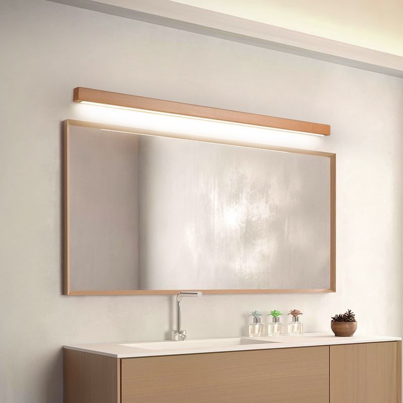 Linear Wood LED Wall Light