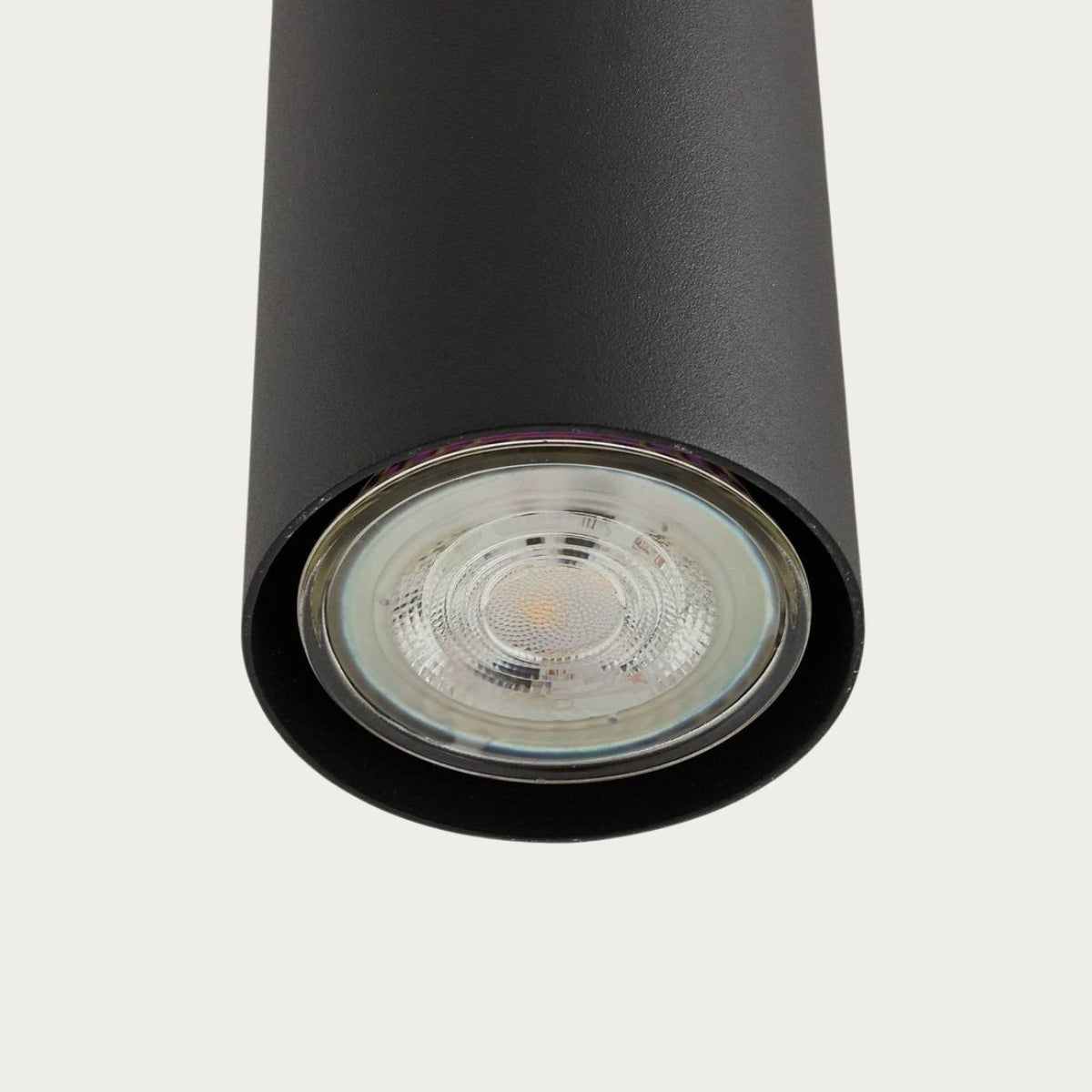 Modern Black Cylinder Pendant Light LED