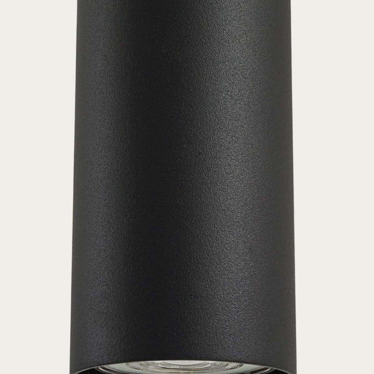 Modern Black Cylinder Pendant Light LED