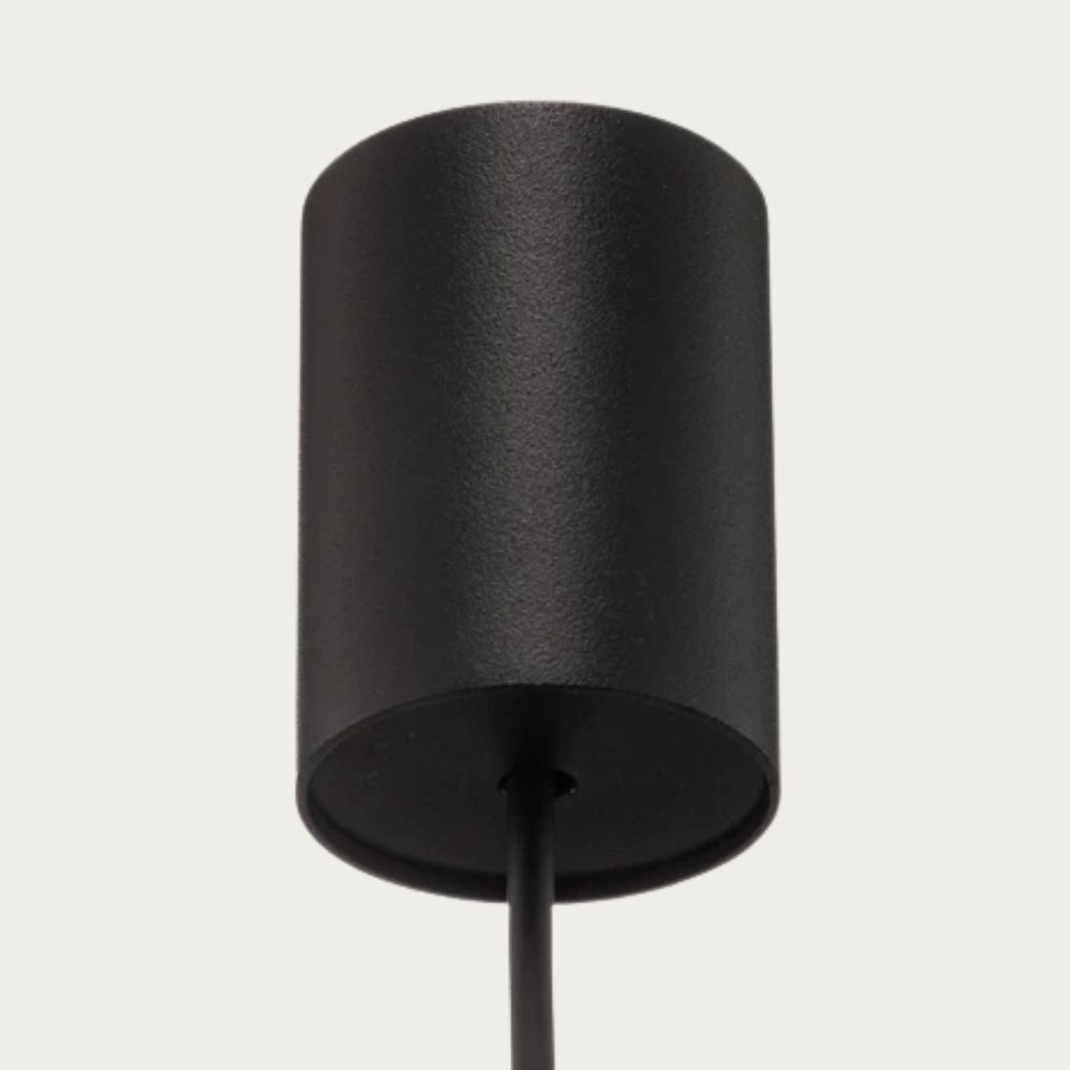 Modern Black Cylinder Pendant Light LED