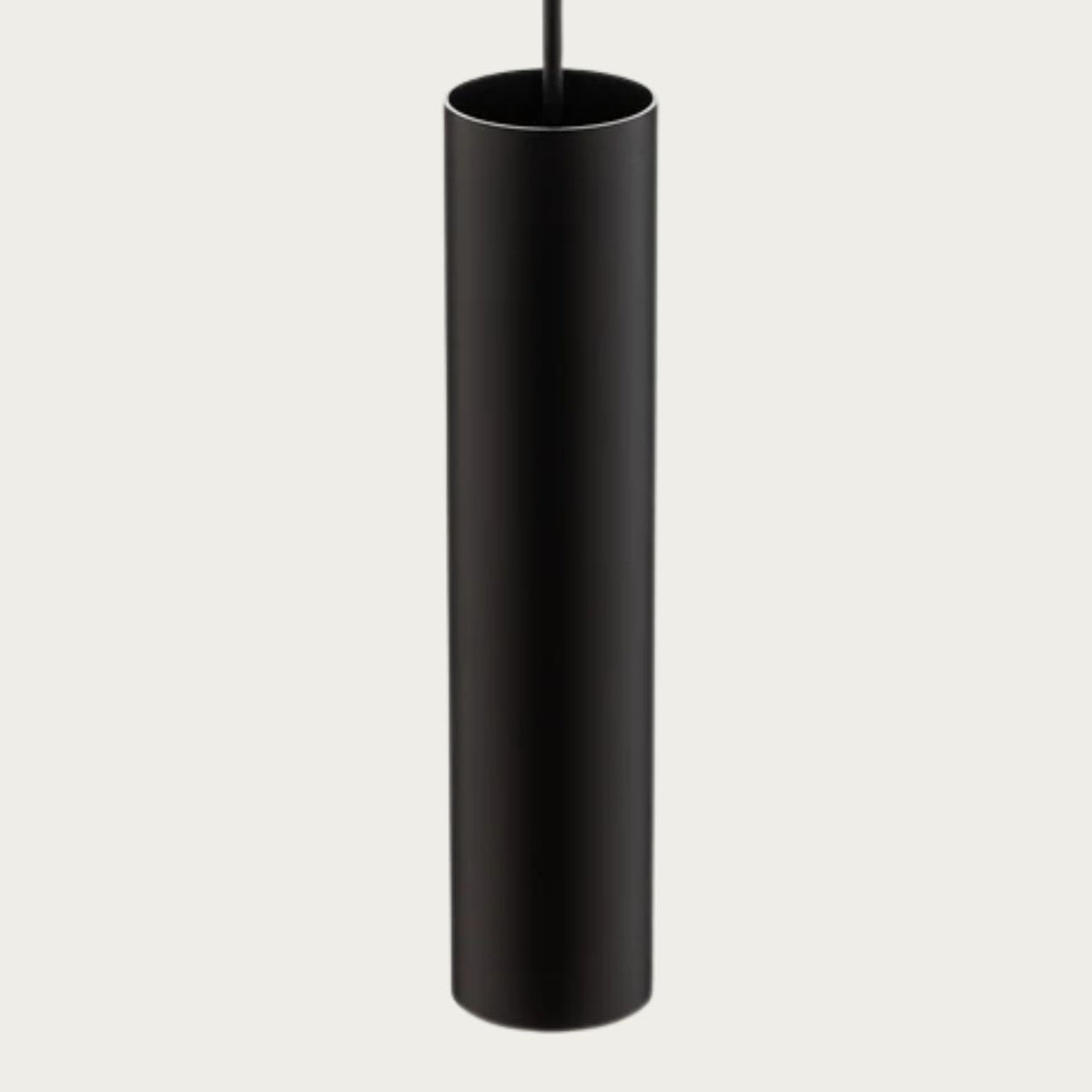 Modern Black Cylinder Pendant Light LED