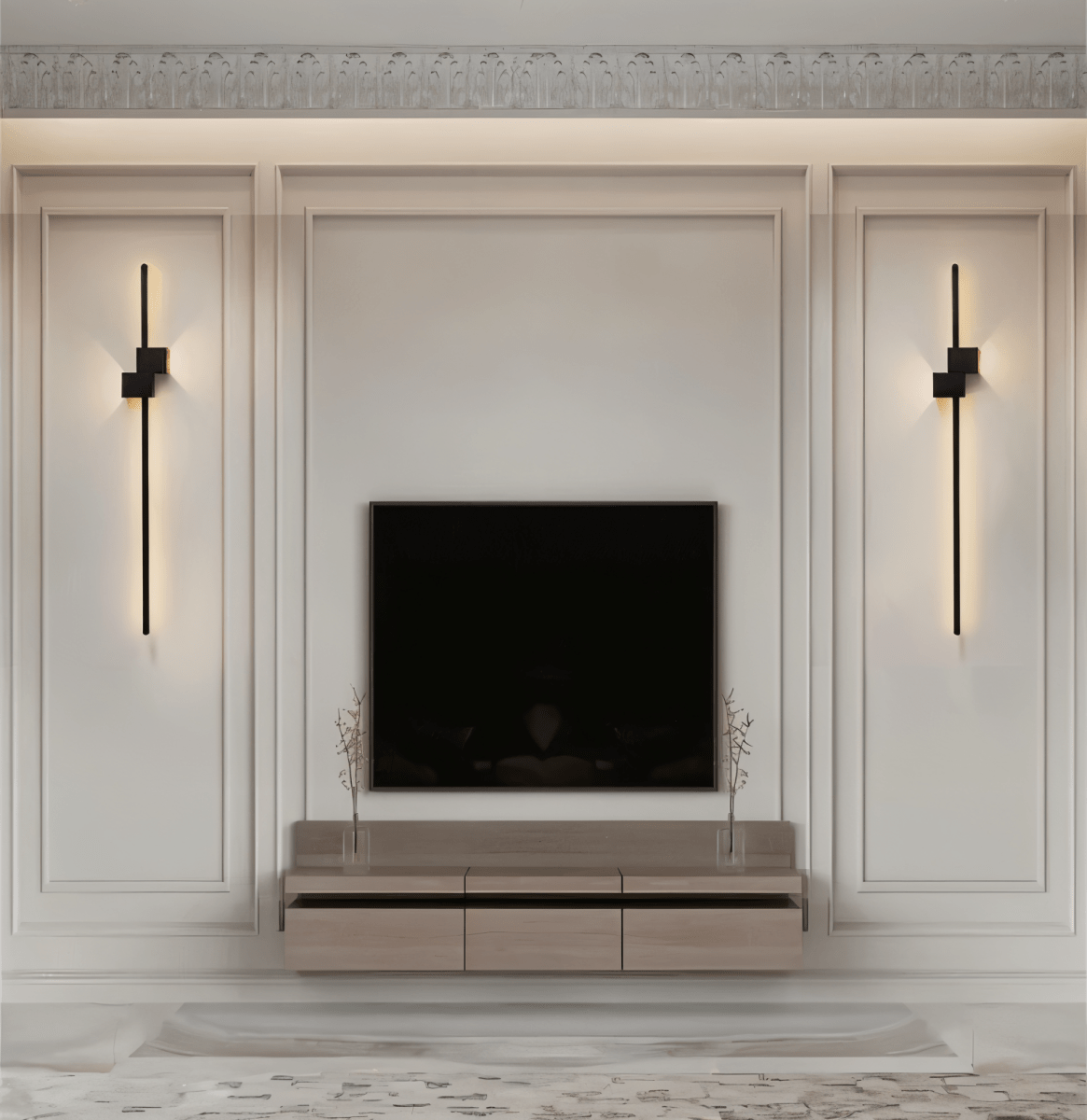 Modern Minimalist Linear LED Wall Sconce