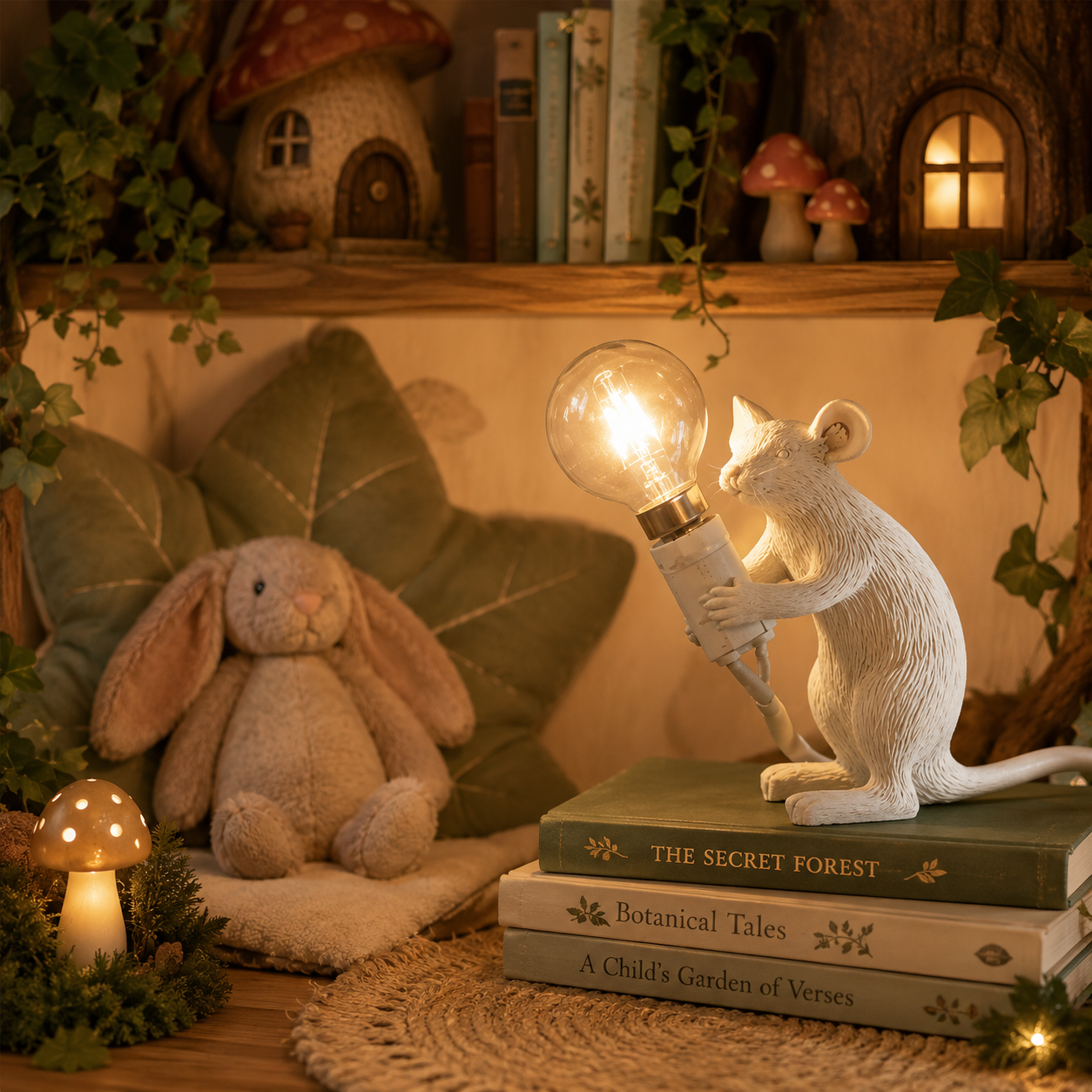 Mouse Resin Table Lamp