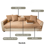 Nordvik | Sherpa Fleece Anti-Slip Sofa Cover