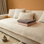 Nordvik | Sherpa Fleece Anti-Slip Sofa Cover