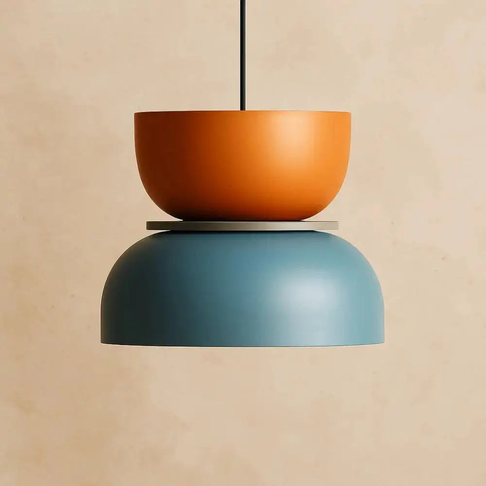 Pendant Light Two-Tone Acrylic Stacked Shade