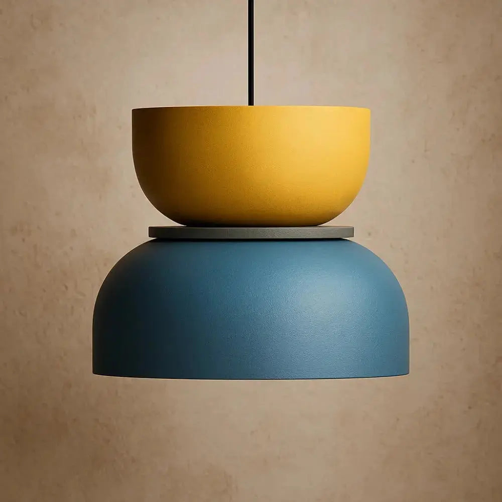 Pendant Light Two-Tone Acrylic Stacked Shade