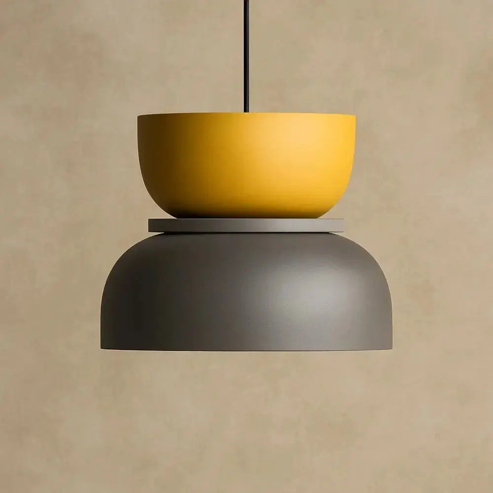 Pendant Light Two-Tone Acrylic Stacked Shade