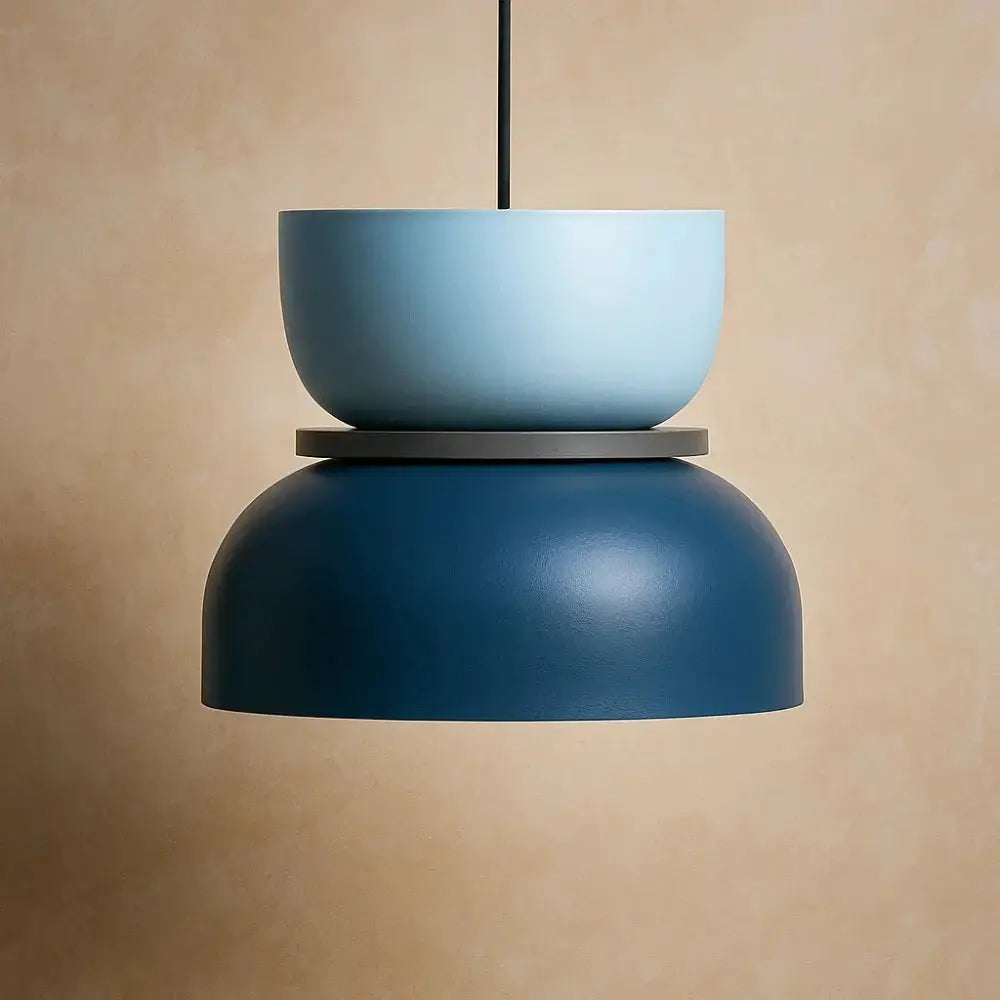 Pendant Light Two-Tone Acrylic Stacked Shade