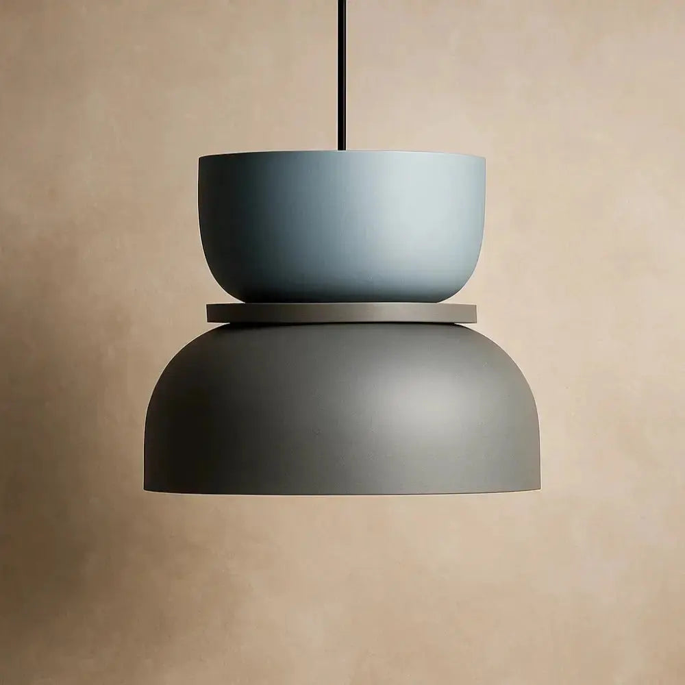 Pendant Light Two-Tone Acrylic Stacked Shade