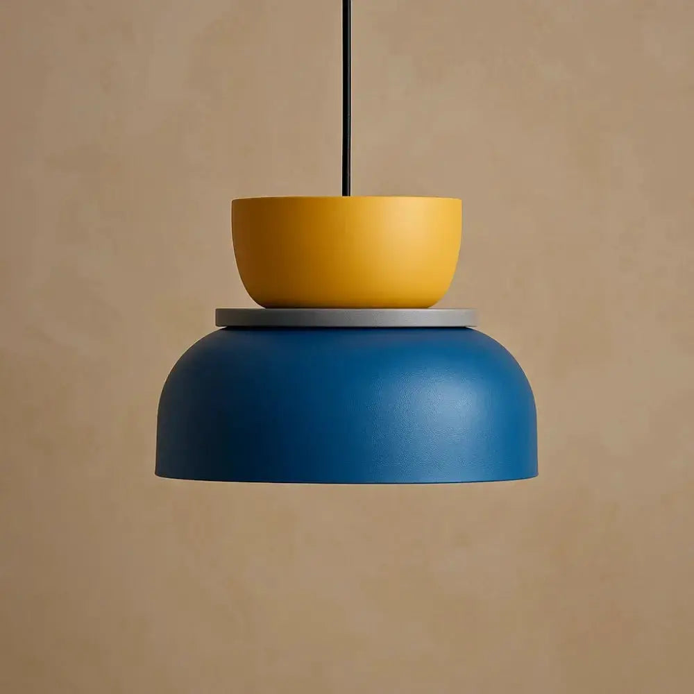Pendant Light Two-Tone Acrylic Stacked Shade