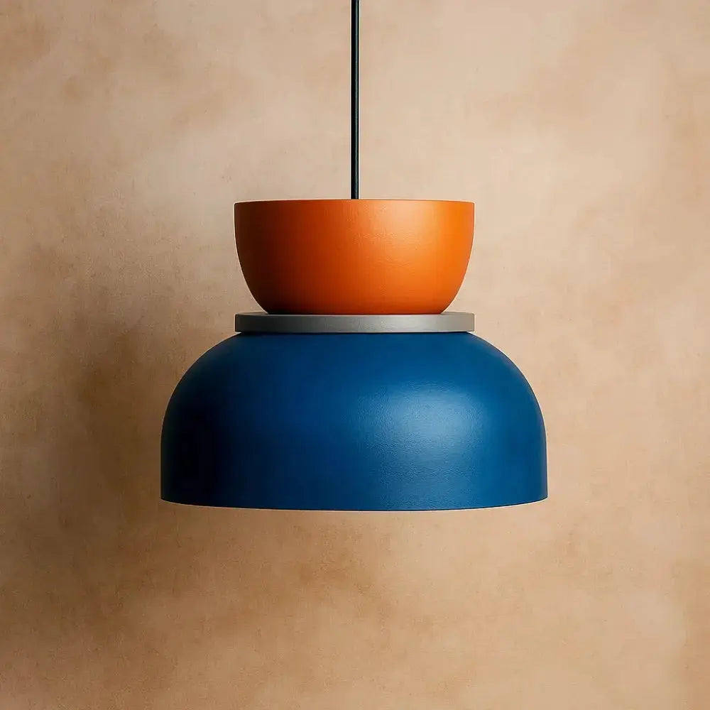 Pendant Light Two-Tone Acrylic Stacked Shade
