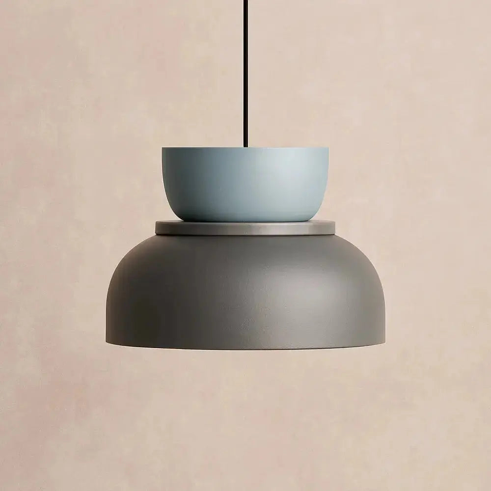 Pendant Light Two-Tone Acrylic Stacked Shade