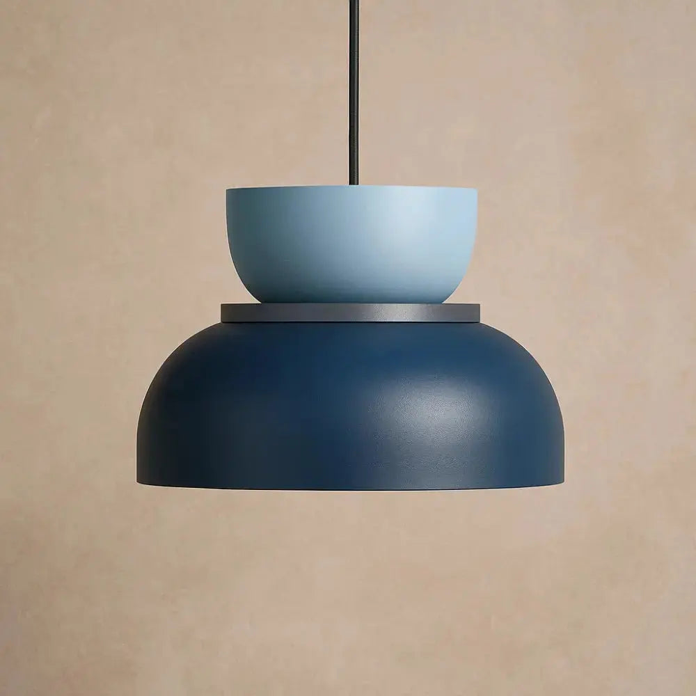 Pendant Light Two-Tone Acrylic Stacked Shade