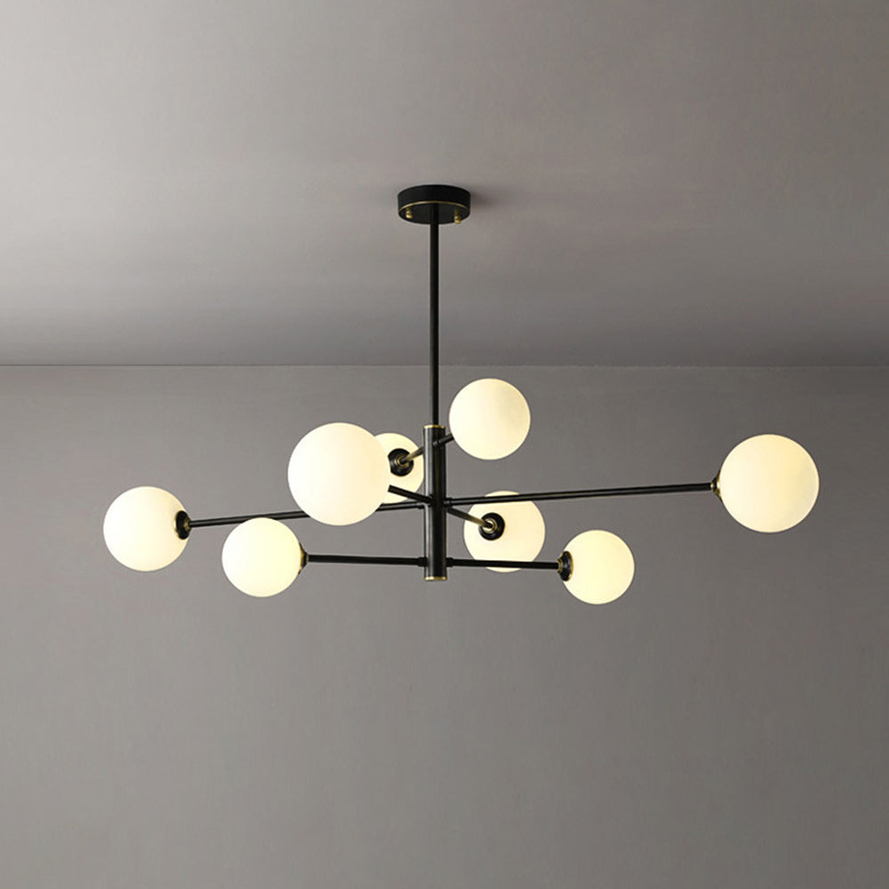 Pendant Light with Glass Globe Shades