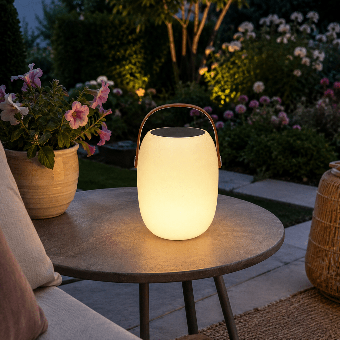 Rechargeable Solar LED Outdoor Table Lamp IP65