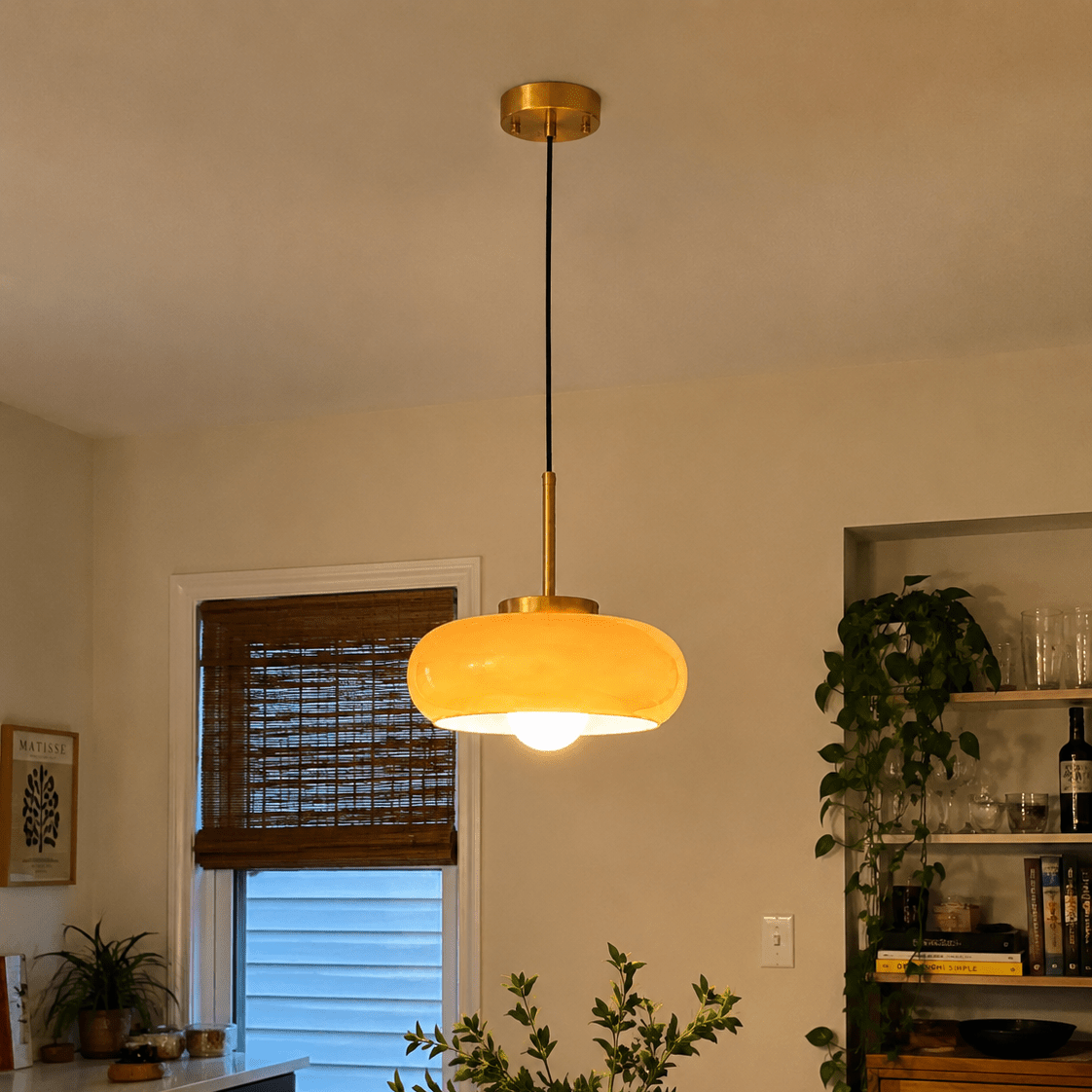 Round Glass LED Light