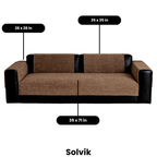 Solvik | Chenille Anti-Slip Sofa Cover