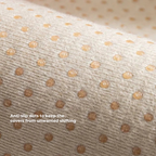 Silicone anti-slip dots on the underside of the Solvik chenille sofa cover