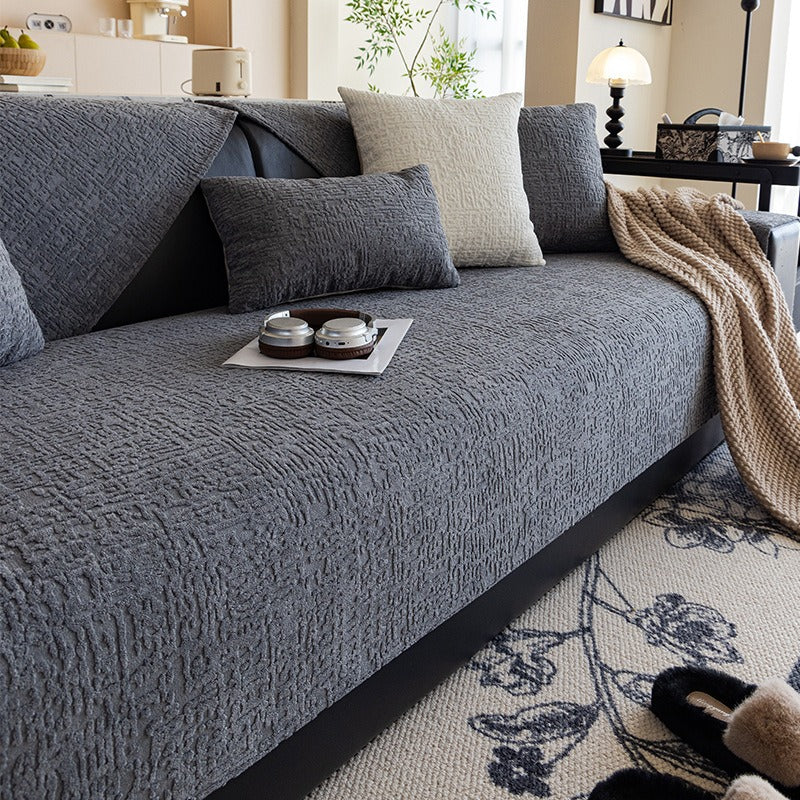 Solvik | Chenille Anti-Slip Sofa Cover