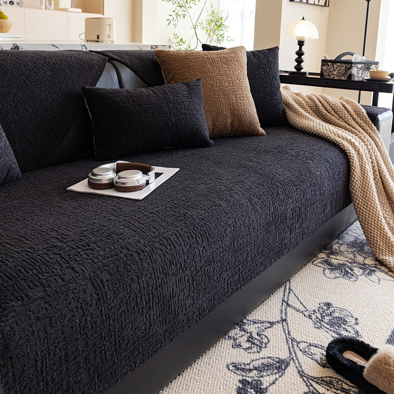 Solvik | Chenille Anti-Slip Sofa Cover