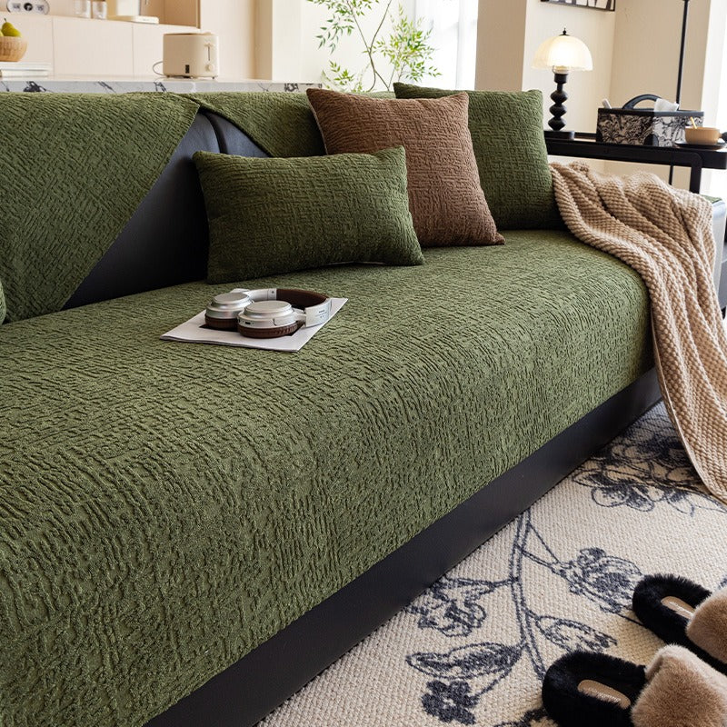 Solvik | Chenille Anti-Slip Sofa Cover