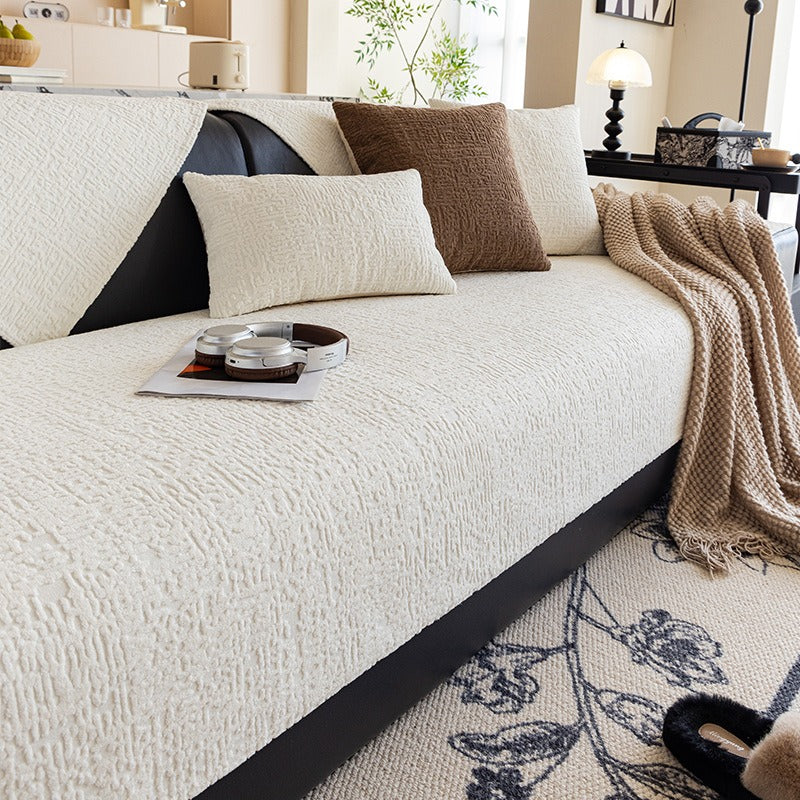 Solvik | Chenille Anti-Slip Sofa Cover