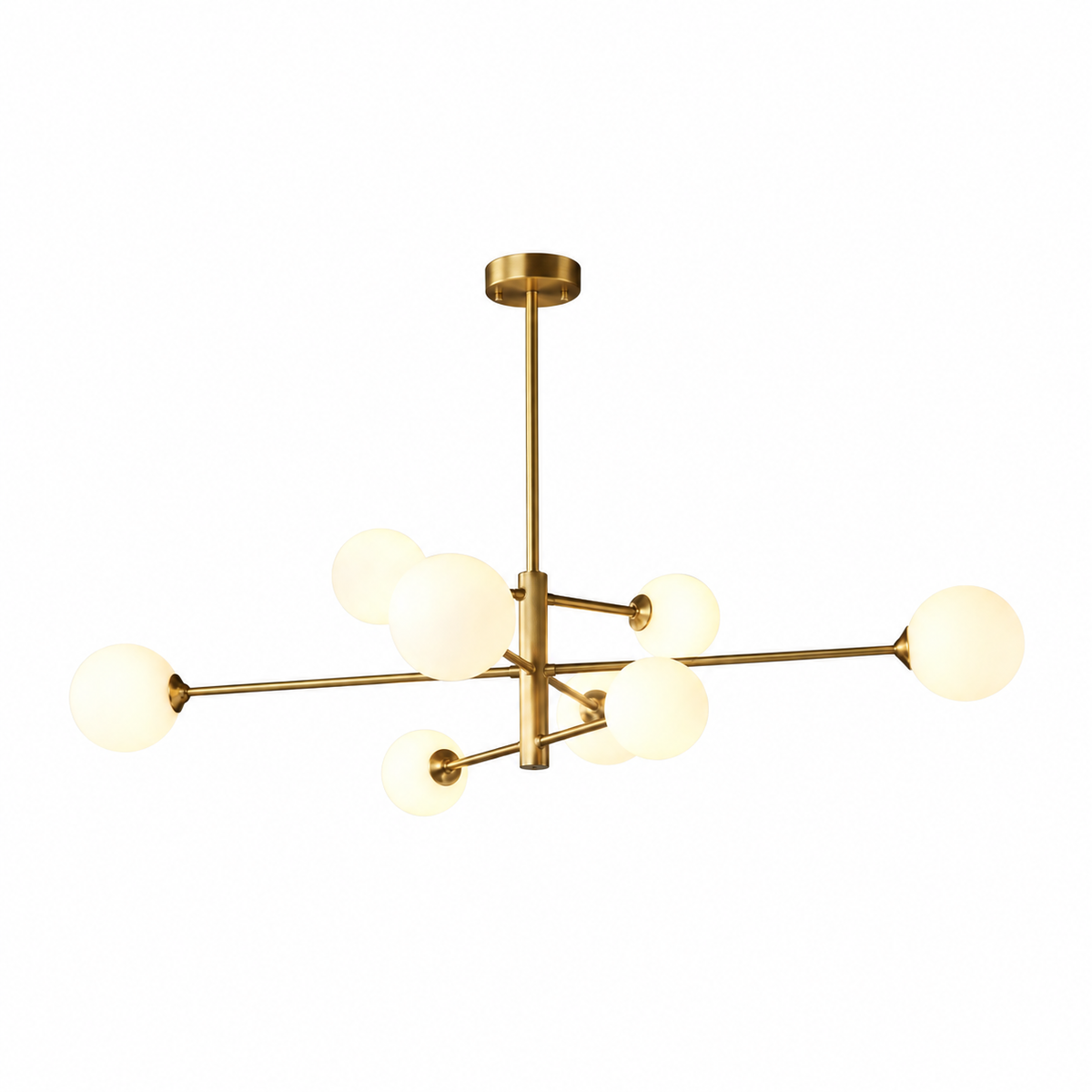 Pendant Light with Glass Globe Shades